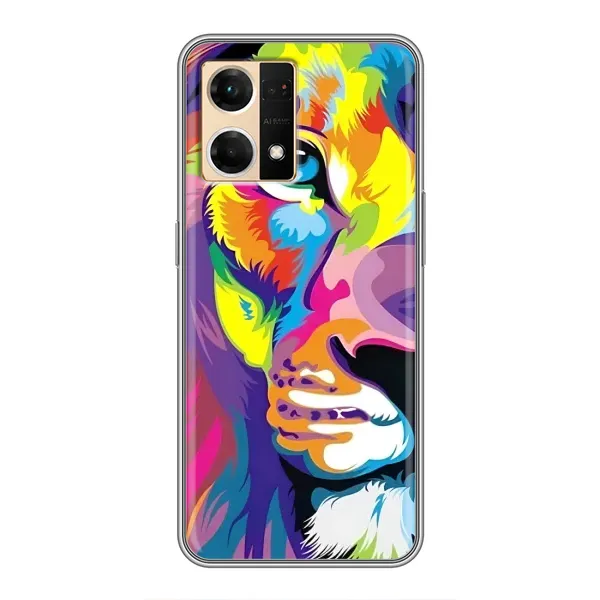 Чехол с принтом «Яркий Лев» для OPPO Reno7 Pro 5G Чехол с принтом «Яркий Лев» для OPPO Reno7 Pro 5G