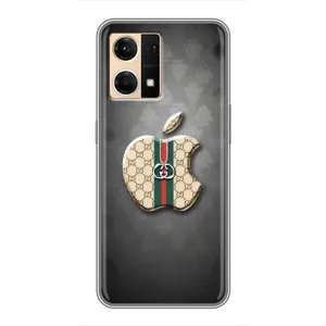 Чехол с принтом «Apple gucci» для OPPO Reno7 4G