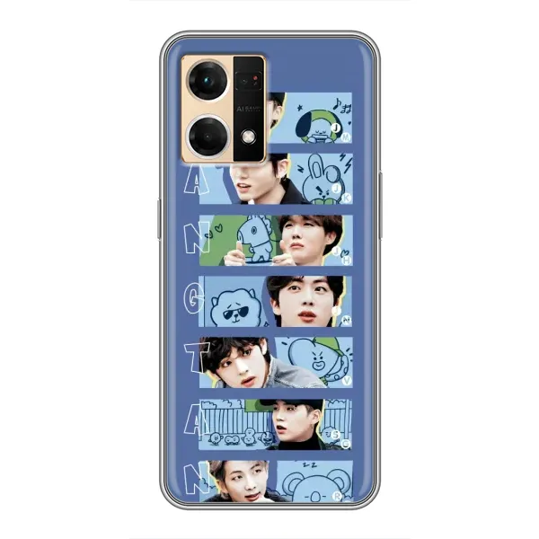 Чохол з принтом «Bangtan» для OPPO Reno7 4G Чохол з принтом «Bangtan» для OPPO Reno7 4G