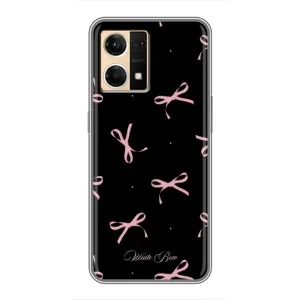 Чохол з принтом «Банти на чорному» для OPPO Reno7 4G