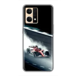 Чехол Формула1 на Oppo Reno7 4G (Болид гоночный)