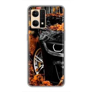 Чохли з Машинами на OPPO Reno7 4G (VPrint) (Чорна Машина)