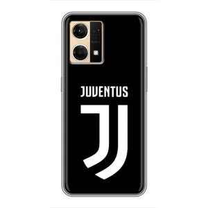 Чехлы для Oppo Reno7 4G (VPrint) - Футбольные клубы (ФК Ювентус)