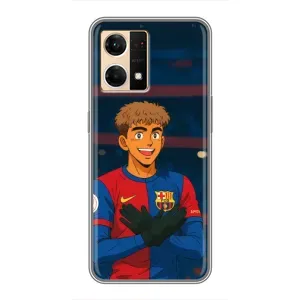 Чохол з футболістом Ламін Ямаль Oppo Reno7 4G (Футболіст Ямаль)