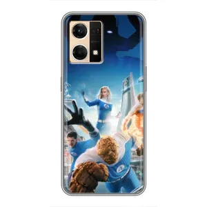 Чехол с принтом Фантастическая четверка для Oppo Reno7 4G (Герои Фантастическая Четверка)