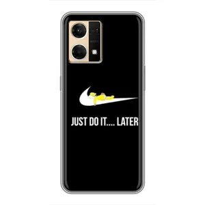 Чехол с Симпсонами для Oppo Reno7 4G (VPrint) (Гомер Later)