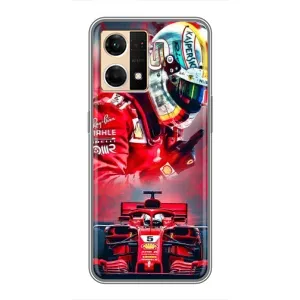 Чохли з Машинами на OPPO Reno7 4G (VPrint) (Гонщик)