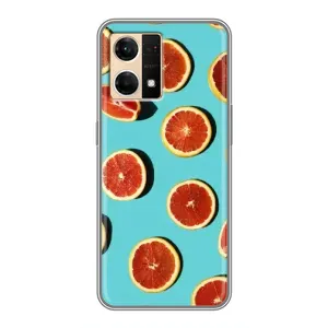 Чохол з принтом «Грейпфрут» для OPPO Reno7 4G