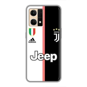 Чехлы для Oppo Reno7 4G (VPrint) - Футбольные клубы (Juventus)