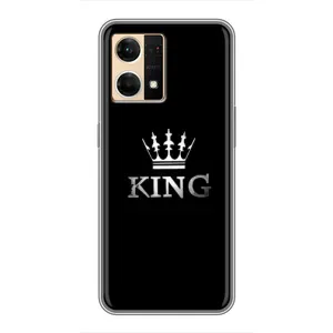 Чехол с принтом «KING» для OPPO Reno7 4G