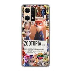 Чехол Зоотрополіс на Oppo Reno7 4G (Постер Зверополис)