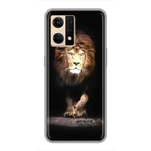 Чохол з принтом «Лев» для OPPO Reno7 4G