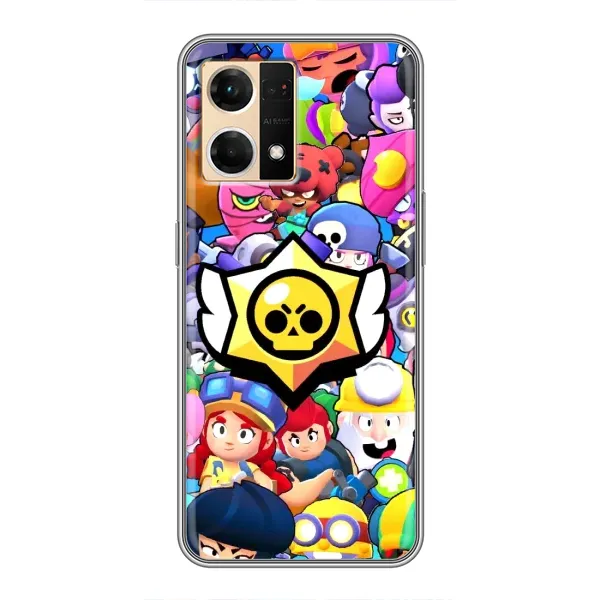 Чохол з принтом «Лого Brawl Stars» для OPPO Reno7 4G Чохол з принтом «Лого Brawl Stars» для OPPO Reno7 4G