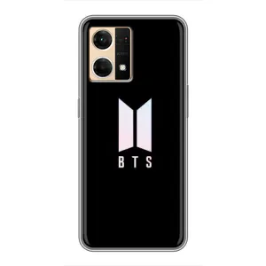 Чохол з принтом «Лого BTS» для OPPO Reno7 4G