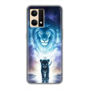 Чохол з принтом «Маленький лев» для OPPO Reno7 4G