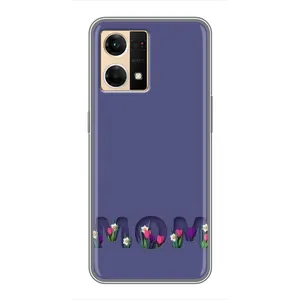 Чехол с принтом «Мама в цветах» для OPPO Reno7 4G