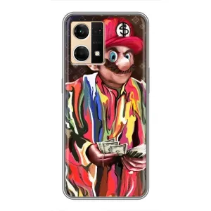 Чохол з принтом «Mario LV» для OPPO Reno7 4G