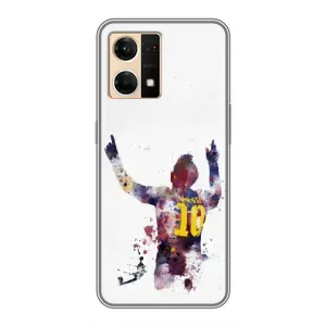 Чохли Мессі для Oppo Reno7 4G (AlphaPrint) (Messi Barca)