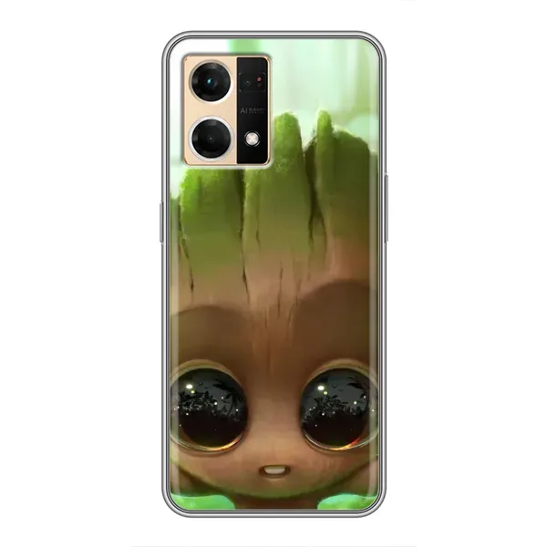 Чехол с принтом «Милый Грут» для OPPO Reno7 4G