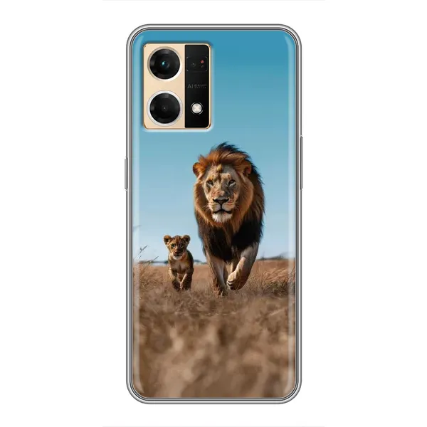 Чехол с принтом «Мусафа и Симба» для OPPO Reno7 4G