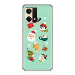Новорічні Чохли для OPPO Reno7 4G (VPrint)