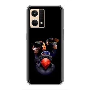 Чохол з Мавпами Oppo Reno7 4G - (AlphaPrint)