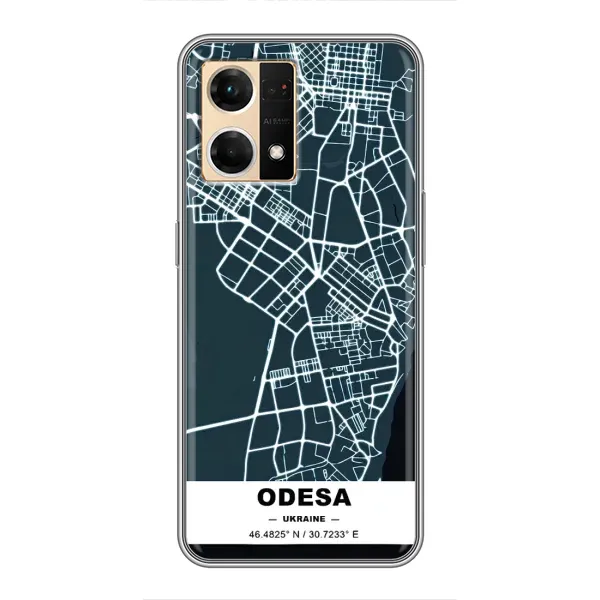 Чехол с принтом «Одесса» для OPPO Reno7 4G