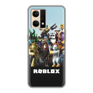 Чохол з принтом «ROBLEX» для OPPO Reno7 4G