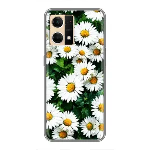 Чехол с принтом «Ромашки» для OPPO Reno7 4G