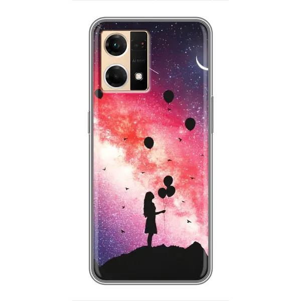 Чохол з принтом «З Кульками» для OPPO Reno7 4G