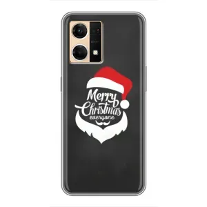 Рождественские Чехлы для Oppo Reno7 4G (VPrint) (Санта Крисмас)