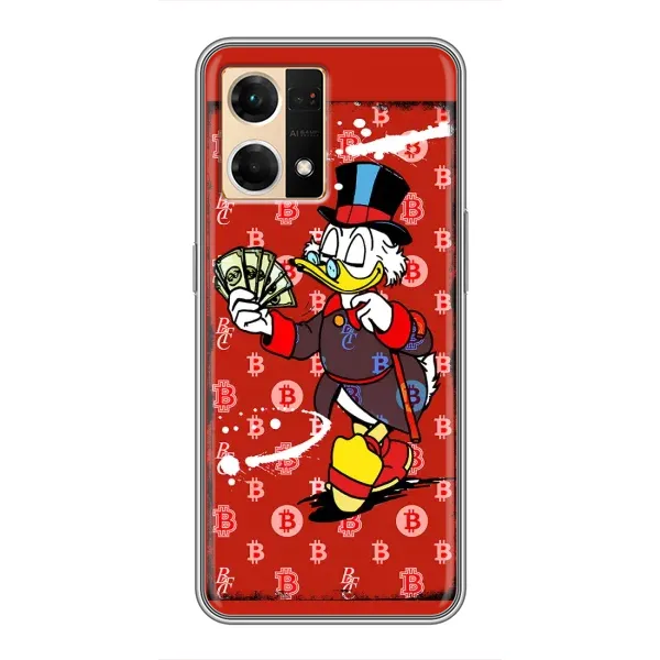 Чохол з принтом «Scrooge MagDag» для OPPO Reno7 4G