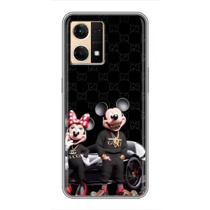 Чохол Disney Mouse Oppo Reno7 4G (PREMIUMPrint) (Родина Маусів)