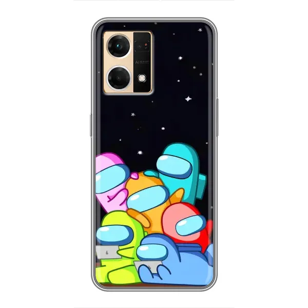 Чехол с принтом «Скины в космосе» для OPPO Reno7 4G Чехол с принтом «Скины в космосе» для OPPO Reno7 4G