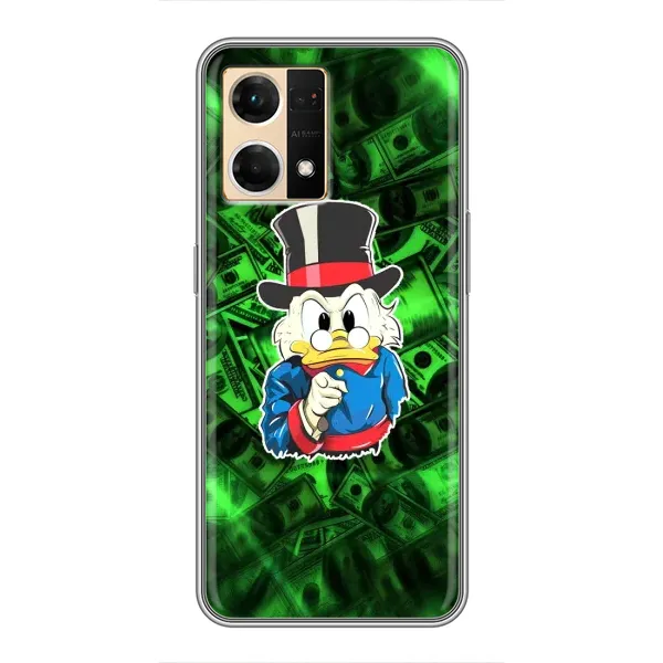 Чохол з принтом «Скрудж МакДак» для OPPO Reno7 4G
