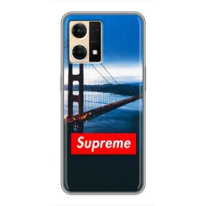Чехол с принтом «Стиль Supreme» для OPPO Reno7 4G