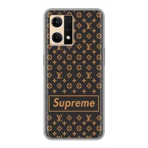 Чехол с принтом «Supreme LV» для OPPO Reno7 4G