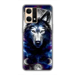 Чехол с принтом «Волк» для OPPO Reno7 4G