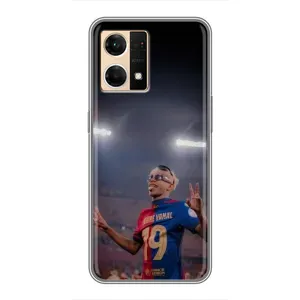 Чохол з футболістом Ламін Ямаль Oppo Reno7 4G (Ямаль на стадіоні)