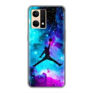 Чехол с принтом «Яркий Джордан» для OPPO Reno7 4G