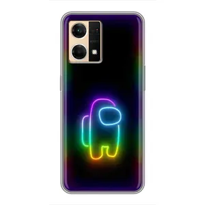 Чехол с принтом «Яркий скин» для OPPO Reno7 4G