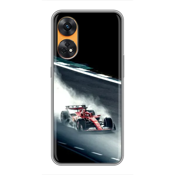 Чехол с принтом «Болид гоночный» для OPPO Reno 8T