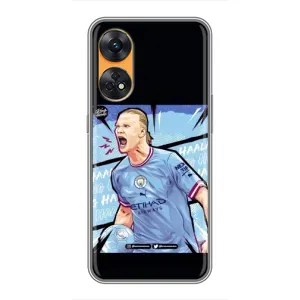 Чохли з футболістом Ерлінг Холанд для Oppo Reno 8T (AlphaPrint) (гол Ерлінг Холанд)