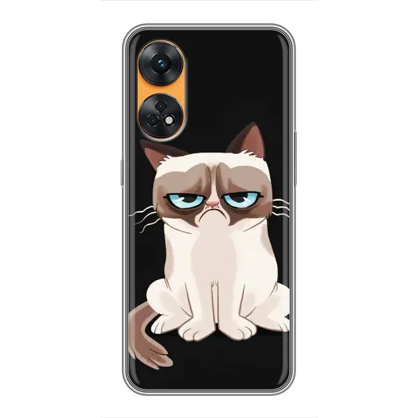 Чехол с принтом «Грустный кот» для OPPO Reno 8T Чехол с принтом «Грустный кот» для OPPO Reno 8T
