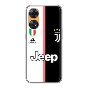 Чехлы для Oppo Reno 8T (VPrint) - Футбольные клубы (Juventus)