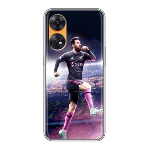 Чохли для OPPO Reno 8Т - Лео Мессі Маямі (Кінг Мессі)