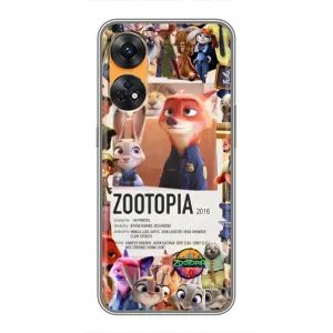 Чехол Зоотрополіс на Oppo Reno 8T (Постер Зверополис)