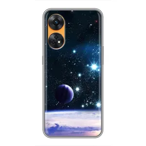 Космічні Чохли для OPPO Reno 8Т (VPrint) (Космічний вид)