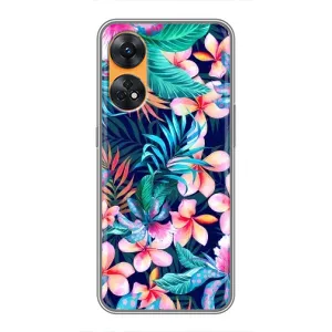 Чохол для OPPO Reno 8Т - з принтом (Дизайнерські) (AlphaPrint) (Мальовничі квіти)