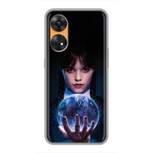Чехол с дизайном Венздей 2 на Oppo Reno 8T (Магическая сфера Уэнздей)
